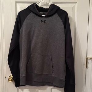 Under Armour Men's Gray and Black Hoodie